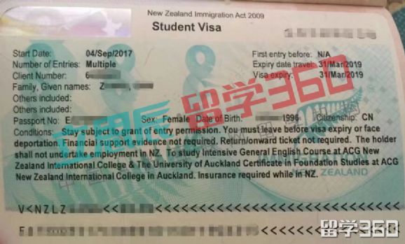 恭喜河北两位Z同学顺利拿到新西兰学生签证!!! 新西兰留学签证
